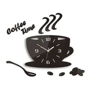 ModernClock Nástěnné hodiny Kaffé wenge obraz