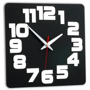 ModernClock Nástěnné hodiny Light Oak hnědé obraz