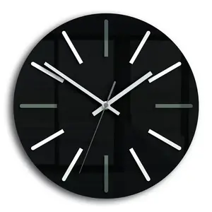 ModernClock Nástěnné hodiny Modus 30 cm černé obraz