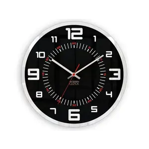 ModernClock Nástěnné hodiny Orion 30 cm černé/bílé obraz