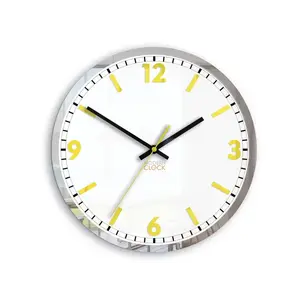 ModernClock Nástěnné hodiny Solar 30 cm žluté obraz