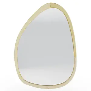 Hector Nástěnné zrcadlo Lisa 90 cm z masivu hnědé obraz