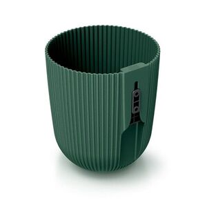 Prosperplast Nástěnný květináč MILLA WALL 14, 6 cm tmavě zelený obraz