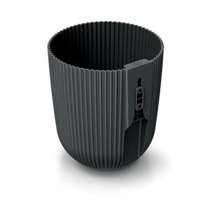 Prosperplast Nástěnný květináč MILLA WALL 14, 6 cm uhelný obraz