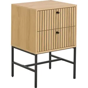 Actona Noční stolek Albany 45 cm dub přírodní obraz