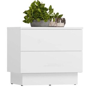 TP Living Noční stolek Amber 55 cm bílý obraz