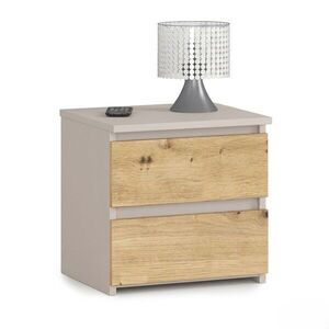 Ak furniture Noční stolek CL2 40 cm kašmír/dub Artisan obraz