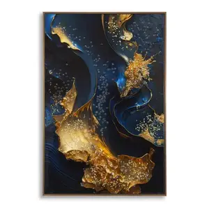 Mauro Ferretti Obraz Andromeda B 60x90 cm modrý/zlatý obraz
