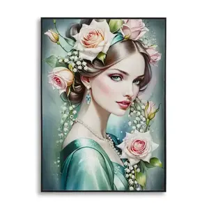 Mauro Ferretti Obraz Fantasy A 72x102 cm modro-zelený obraz