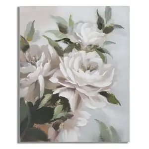Mauro Ferretti Obraz Flower & Leaf 80x100 cm bílý obraz