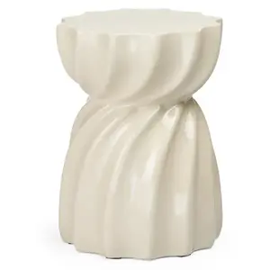 Hector Odkládací stolek Bloom 35 cm béžový obraz