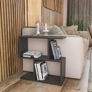 Hanah Home Odkládací stolek Life antracit obraz