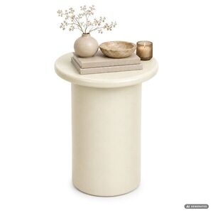 Ak furniture Odkládací stolek Mono 30 cm krémový obraz