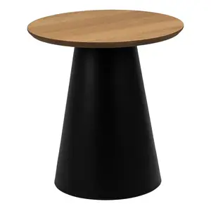 Actona Odkládací stolek Soli 45 cm černý/dub přírodní obraz
