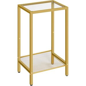 Odkládací stolek Vasagle Lamosa 37 cm čirý/zlatý obraz