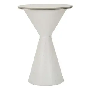 Mauro Ferretti Odkládací stolek White 44 cm mramor/bílý obraz
