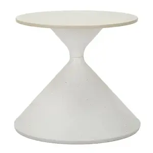 Mauro Ferretti Odkládací stolek White 45 cm mramor/bílý obraz