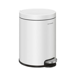 SONGMICS Odpadkový koš Jelis 6 L bílý obraz