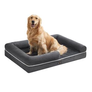 SONGMICS Pelíšek pro psy Dustin 106 cm XL šedý obraz