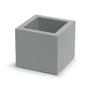 Prosperplast Plastový květináč CUBLASO SQUARE betonově šedý, varianta 22 cm obraz