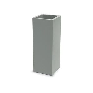 Prosperplast Plastový květináč CUBLASO SQUARE SLIM 29 cm betonová šedý obraz