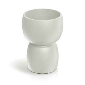 Prosperplast Plastový květináč DUALOS ROUNDOS pískový, varianta 30/25 cm obraz