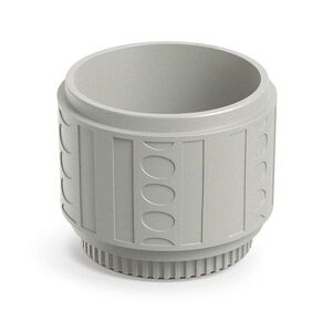 Prosperplast Plastový květináč FOLKAS ROUNDOS betonově šedý, varianta 40 cm obraz