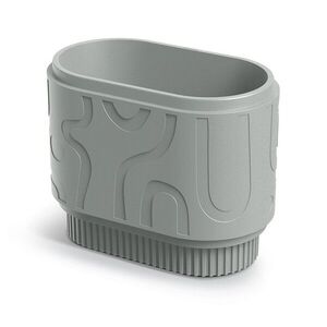 Prosperplast Plastový květináč FOLKAS ROUNDOS CASE betonově šedý, varianta 60 cm obraz