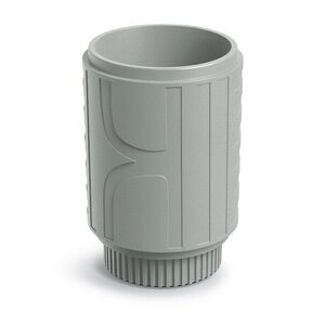 Prosperplast Plastový květináč FOLKAS ROUNDOS MIDL 40 cm betonově šedý obraz