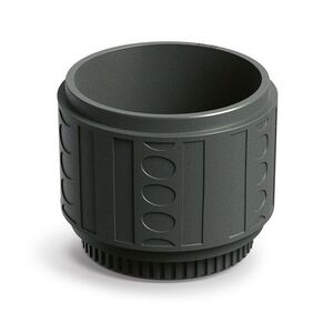 Prosperplast Plastový květináč FOLKAS ROUNDOS tmavě šedý, varianta 40 cm obraz
