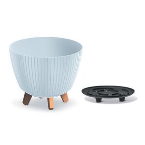 Prosperplast Plastový květináč LAMIAL světle šedý, varianta 23, 2 cm obraz