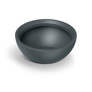 Prosperplast Plastový květináč MOLIOS BOWLS grafitový, varianta 38 cm obraz