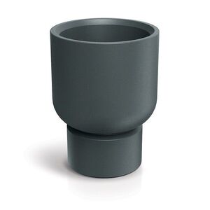 Prosperplast Plastový květináč MOLTAS BASE ROUND MIDL 40 cm grafitový obraz