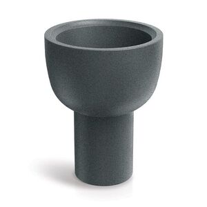 Prosperplast Plastový květináč MOLTAS VESSEL 40 cm granitově šedý obraz