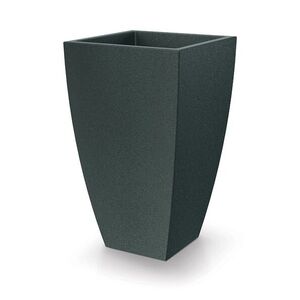 Prosperplast Plastový květináč MOODAS SQUARE černý granit, varianta 40 cm obraz