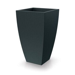 Prosperplast Plastový květináč MOODAS SQUARE tmavě šedý, varianta 40 cm obraz