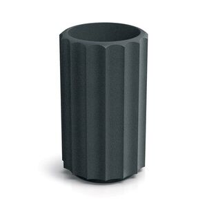 Prosperplast Plastový květináč RONAN LINE HIGH 28 cm grafitový obraz
