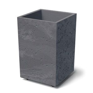 Prosperplast Plastový květináč SIERRAS SQUARE HIGH BETON EFFECT 38, 5 cm marengo obraz