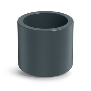 Prosperplast Plastový květináč TUBLAN ROUND betonově šedý, varianta 38 cm obraz