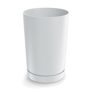 Prosperplast Plastový květináč TUBOS 30 cm bílý obraz