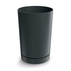 Prosperplast Plastový květináč TUBOS 30 cm tmavě šedý obraz