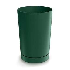Prosperplast Plastový květináč TUBOS 30 cm tmavě zelený obraz