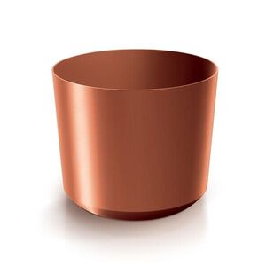 Prosperplast Plastový květináč TUBOS měděný lesklý, varianta 10, 8 cm obraz
