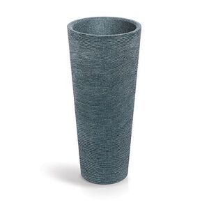 Prosperplast Plastový květináč TUBRAN ROUND SLIM I granitový, varianta 60 cm obraz