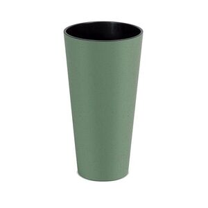 Prosperplast Plastový květináč Tubusy Slim Eco Wood 25 cm zelený obraz