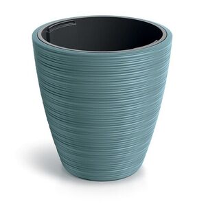 Prosperplast Plastový květináč Venas Round skandinávsky modrý, varianta 29, 9 cm obraz