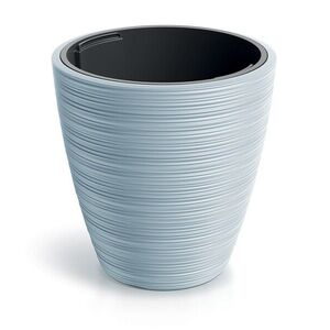 Prosperplast Plastový květináč Venas Round světle šedý, varianta 29, 9 cm obraz