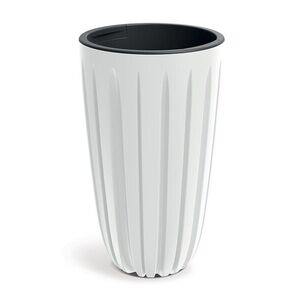 Prosperplast Plastový květináč Warios 29x50 cm bílý obraz