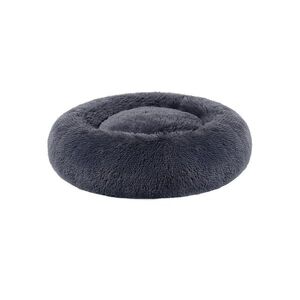 SONGMICS Plyšový pelíšek Boček M 60 cm tmavě šedý obraz