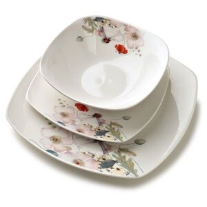 Affekdesign Porcelánová jídelní sada LEA Light 18 ks bílá/barevná obraz